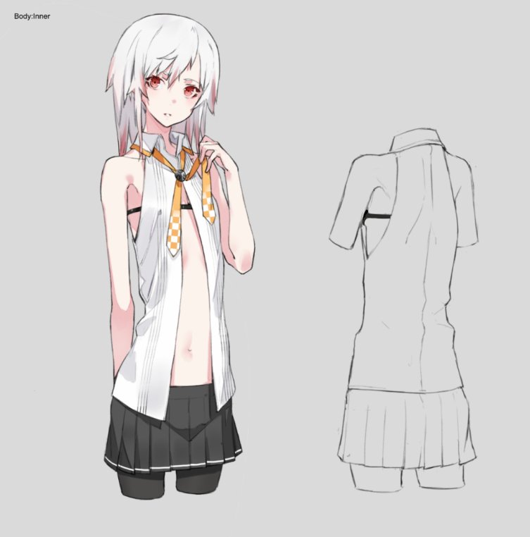 shi (heavily armed high school girls) drawn by neco