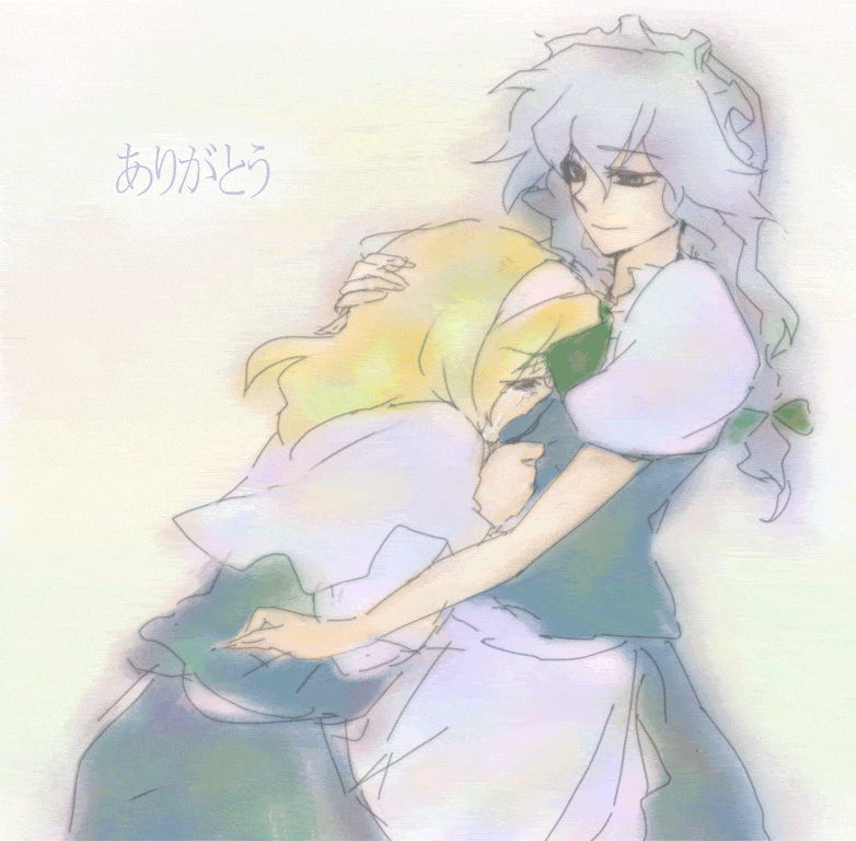 izayoi sakuya and alice margatroid (touhou) drawn by kei_(1048)