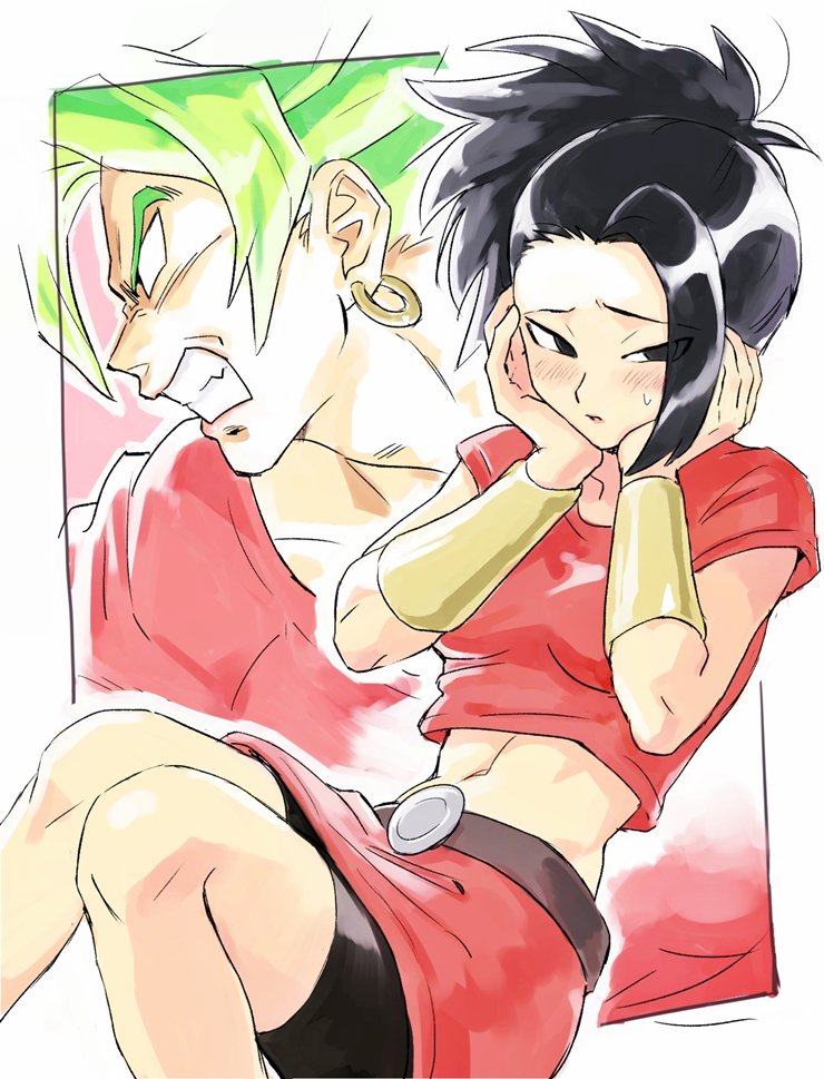 kale (dragon ball and 1 more) drawn by yawakkooi