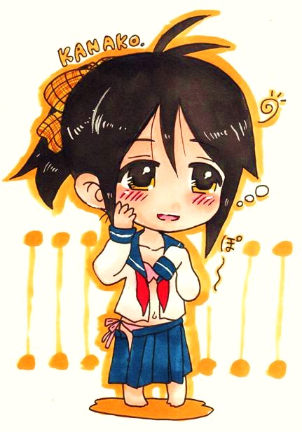 oora kanako (sayonara zetsubou sensei) drawn by kotoba_toko