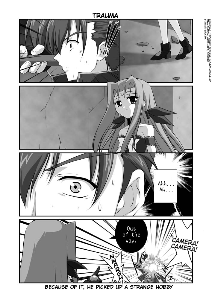 lutecia alpine, asclepius, and vice granscenic (lyrical nanoha and 1 more) drawn by mikage_takashi