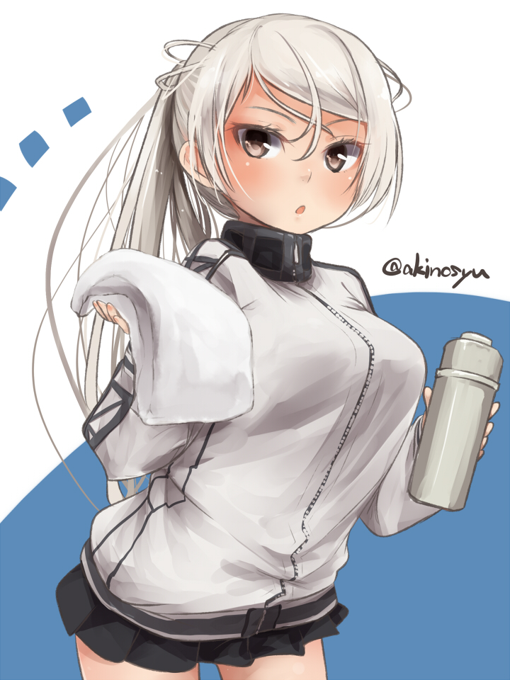 hayasui and conte di cavour (kantai collection) drawn by akino_shuu