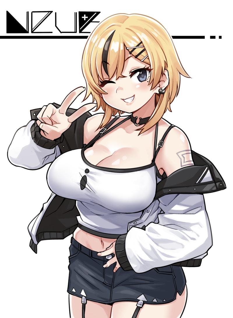 neue (indie virtual youtuber) drawn by fukumaaya