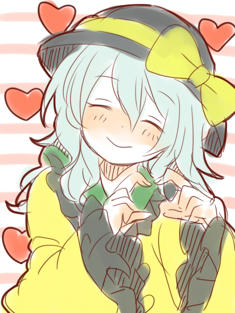 komeiji koishi (touhou) drawn by zawameki
