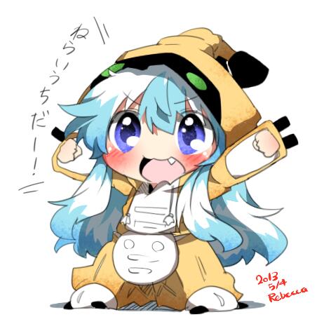 kamishirasawa keine and metabee (touhou and 1 more) drawn by rebecca_(keinelove)