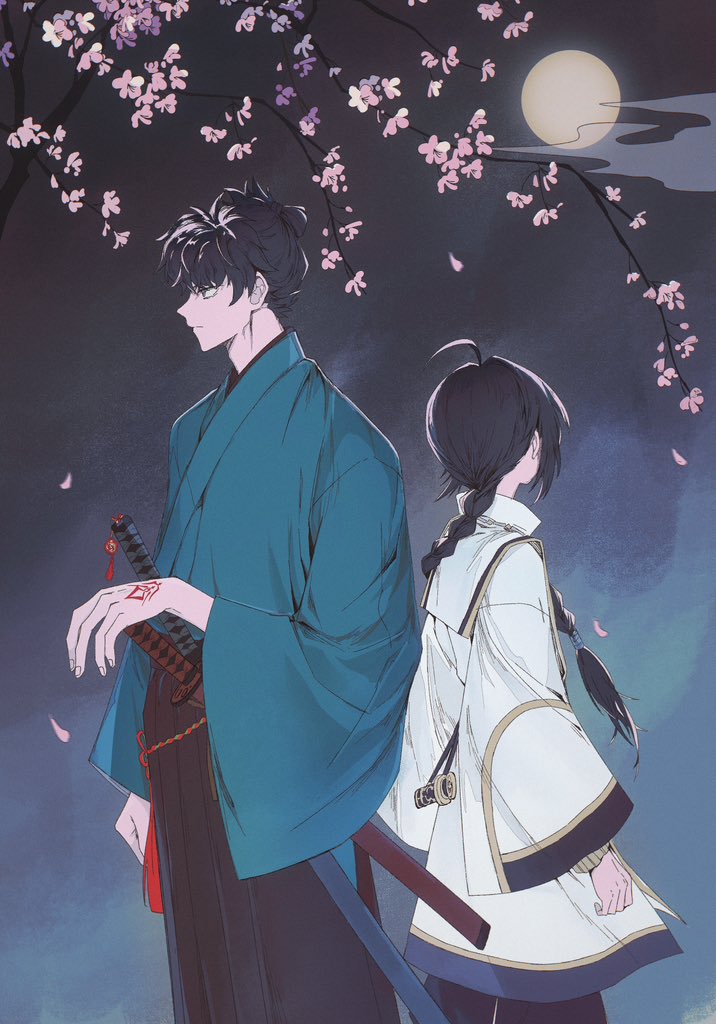 yamato takeru and miyamoto iori (fate and 1 more) drawn by natsukiki