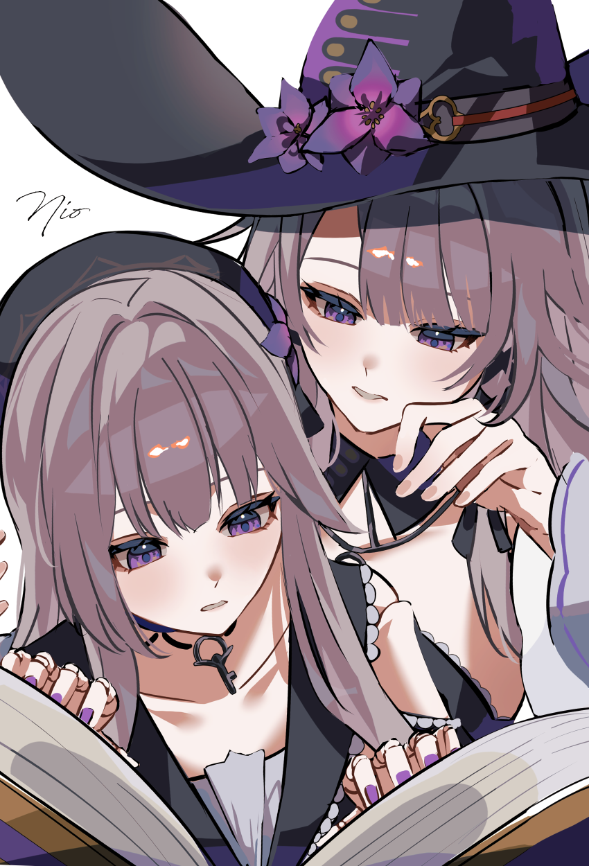 herta and the herta (honkai and 1 more) drawn by om_rm1101