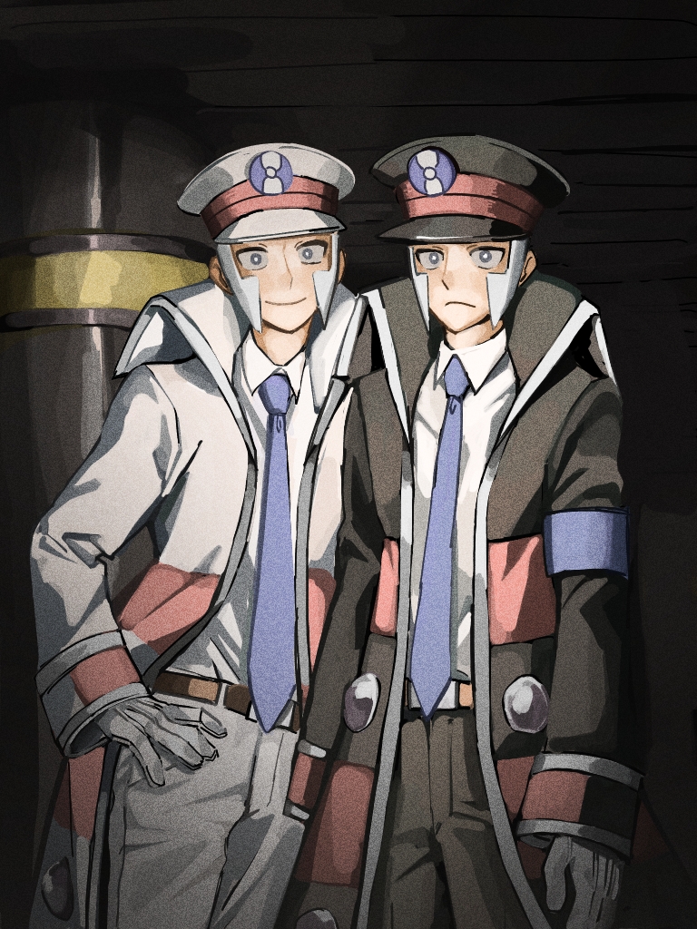 ingo and emmet (pokemon and 1 more) drawn by icchii_(07290424)