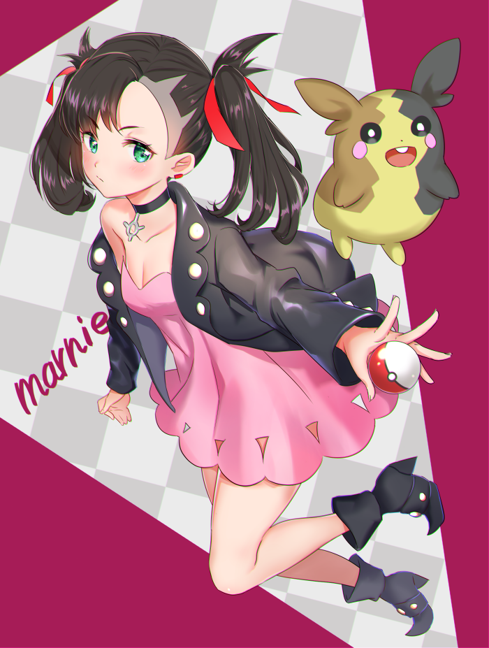 marnie, morpeko, and morpeko (pokemon and 2 more) drawn by niwata0