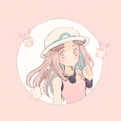 leaf and wigglytuff (pokemon and 1 more) drawn by ryokuno_green