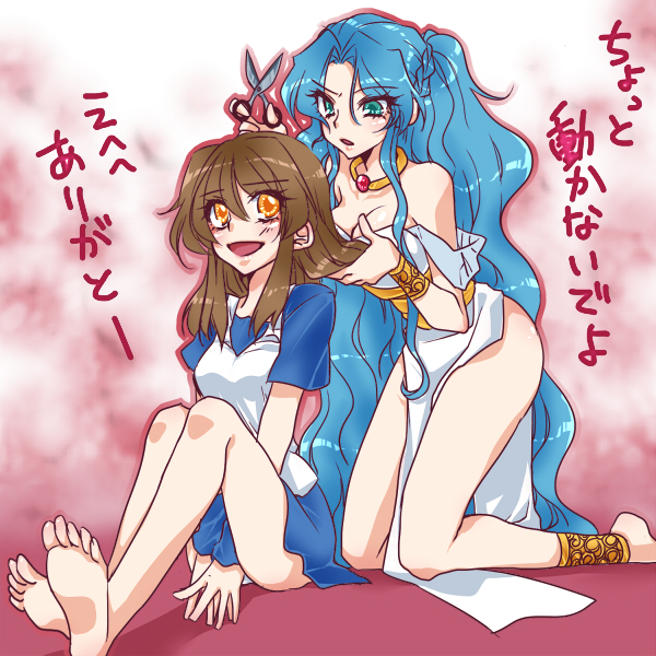 arle nadja and rulue (puyopuyo and 1 more) drawn by iilii