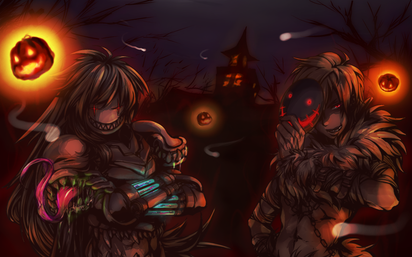 shadow chaser and genetic (ragnarok online) drawn by sahar