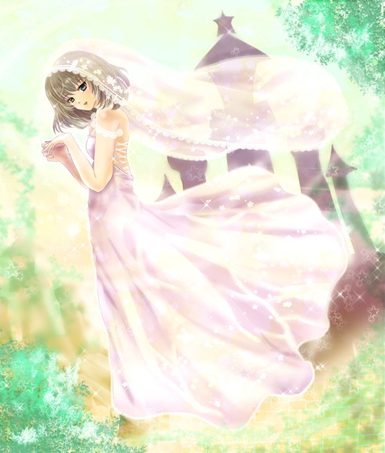 takagaki kaede (idolmaster and 1 more) drawn by tsukiori_sasa