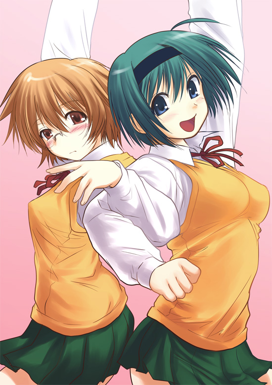 yoshioka chie and yamada michiru (to heart and 1 more) drawn by sakaki_imasato
