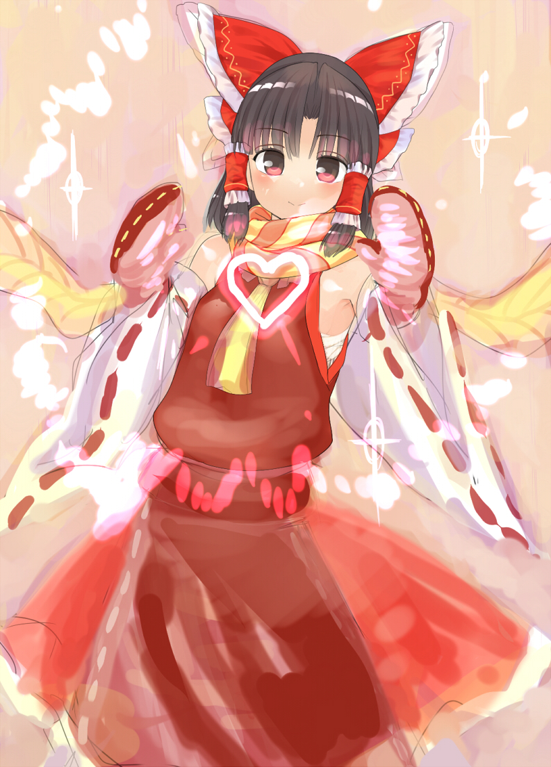 hakurei reimu and benikurage (touhou and 1 more) drawn by taiga_yusu