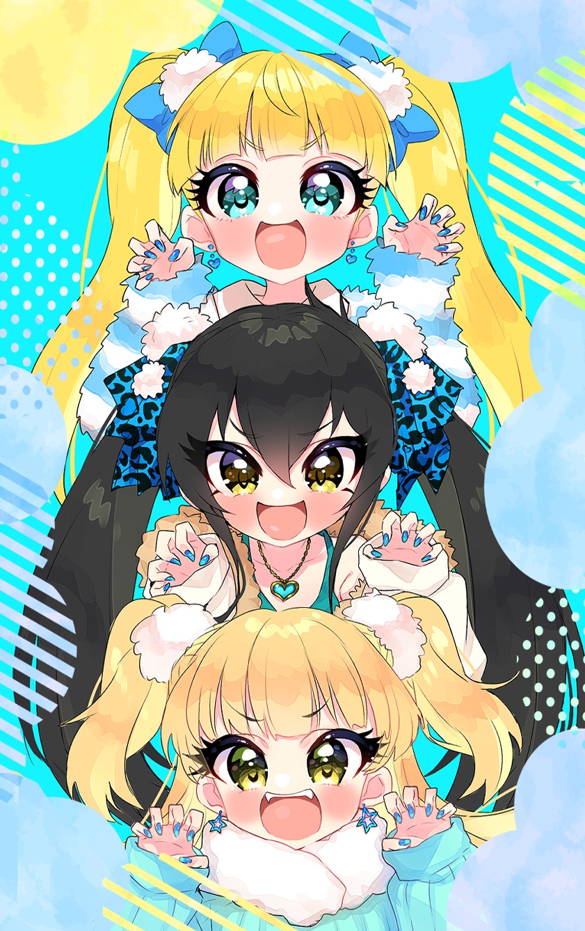 jougasaki rika, matoba risa, and mary cochran (idolmaster and 1 more) drawn by adachi_(nogami_nono)