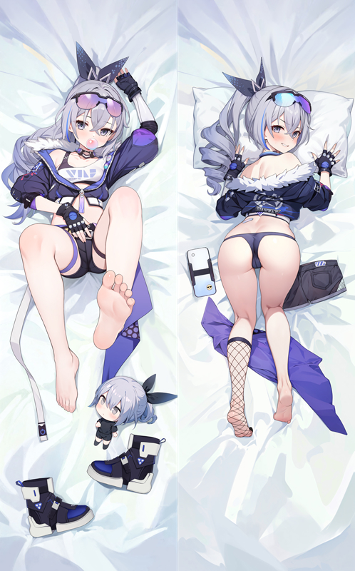 silver wolf (honkai and 1 more) drawn by xiaoyin_li