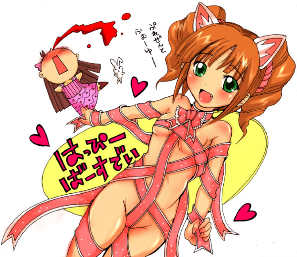 minase iori and takatsuki yayoi (idolmaster) drawn by shiina_you_(tomoshibi)