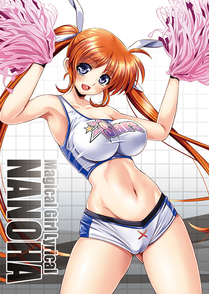 takamachi nanoha (lyrical nanoha and 2 more) drawn by itachou