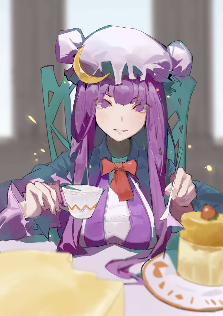 patchouli knowledge (touhou) drawn by fish_(red_star_child)