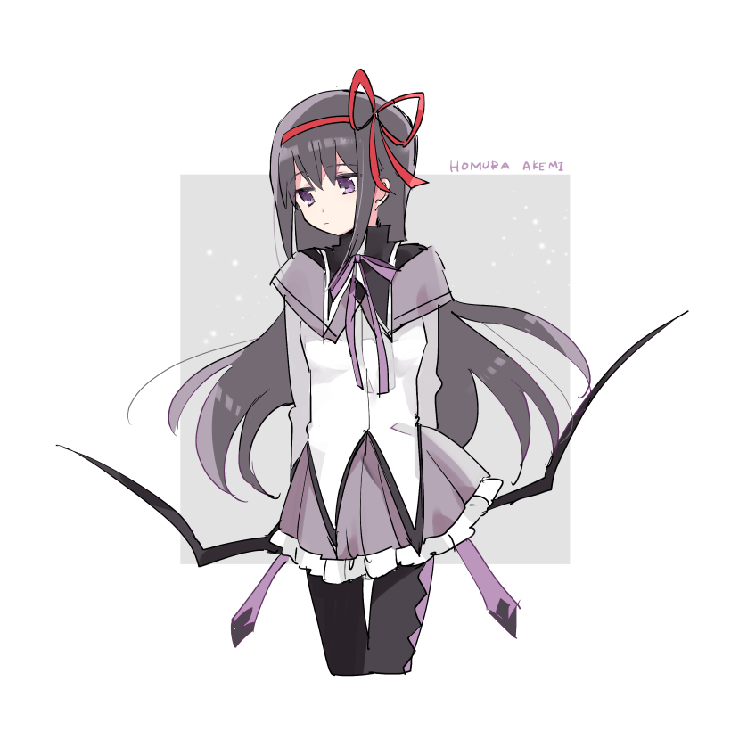 akemi homura (mahou shoujo madoka magica) drawn by pipi_o_(pipioo08)