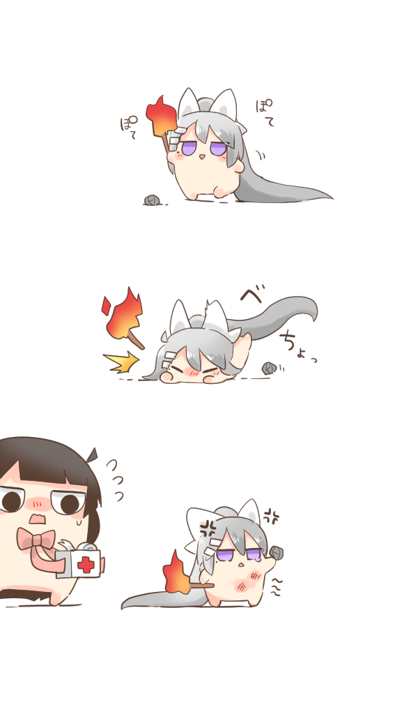 tsukino mito, higuchi kaede, kaede-chan, and mito-chan (nijisanji and 1 more) drawn by rebecca_(keinelove)