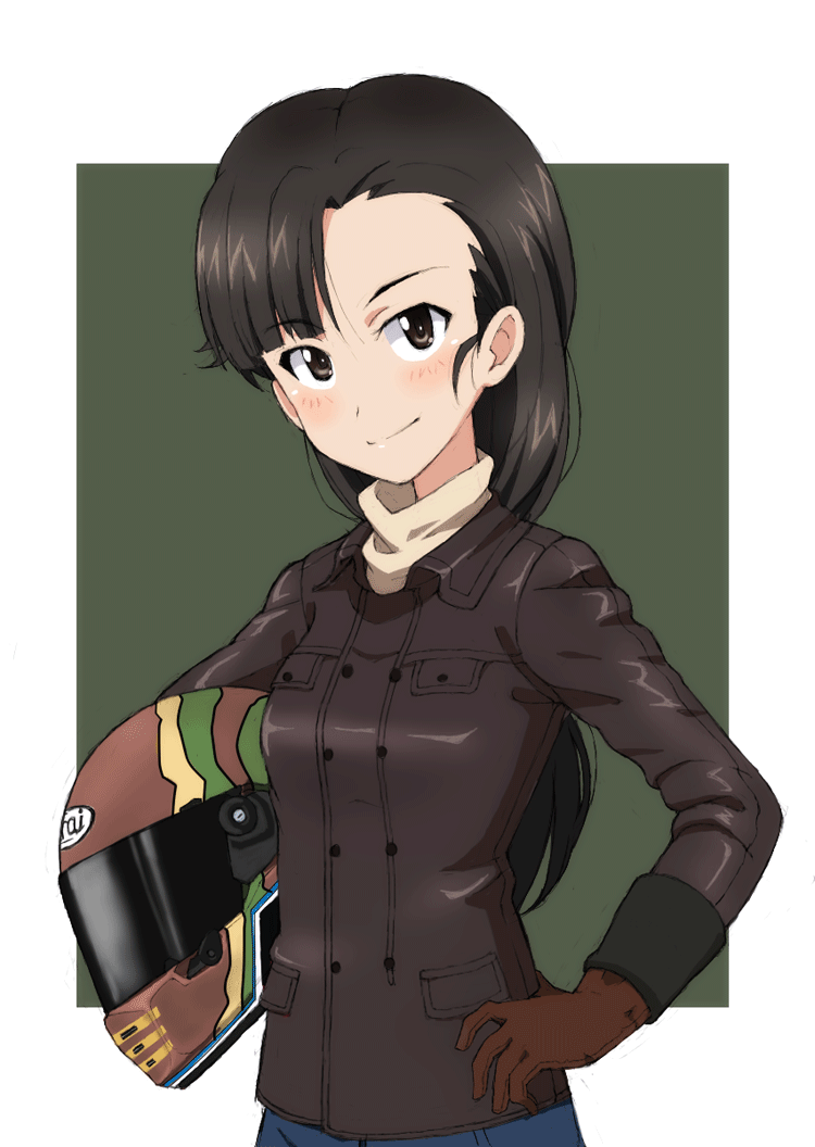 nishi kinuyo (girls und panzer) drawn by kayabakoro