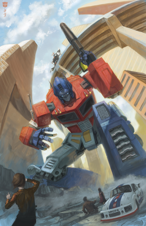 optimus prime, jazz, and prowl (transformers and 1 more) drawn by doomsplosion