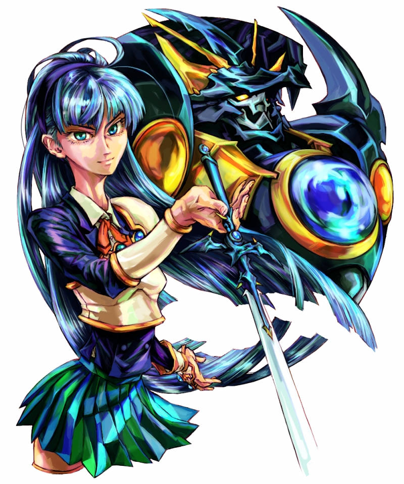 ryuuzaki umi and ceres (magic knight rayearth) drawn by aburaya_tonbi