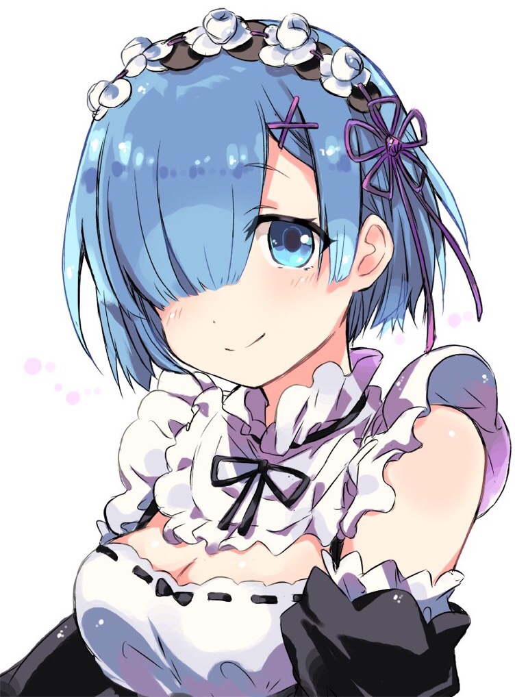 rem (re:zero kara hajimeru isekai seikatsu) drawn by fujimoto_(itudattenemuiyo)