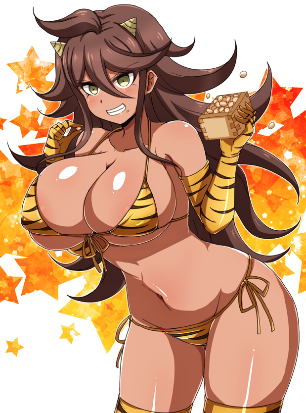 owari akane (danganronpa and 1 more) drawn by afuro