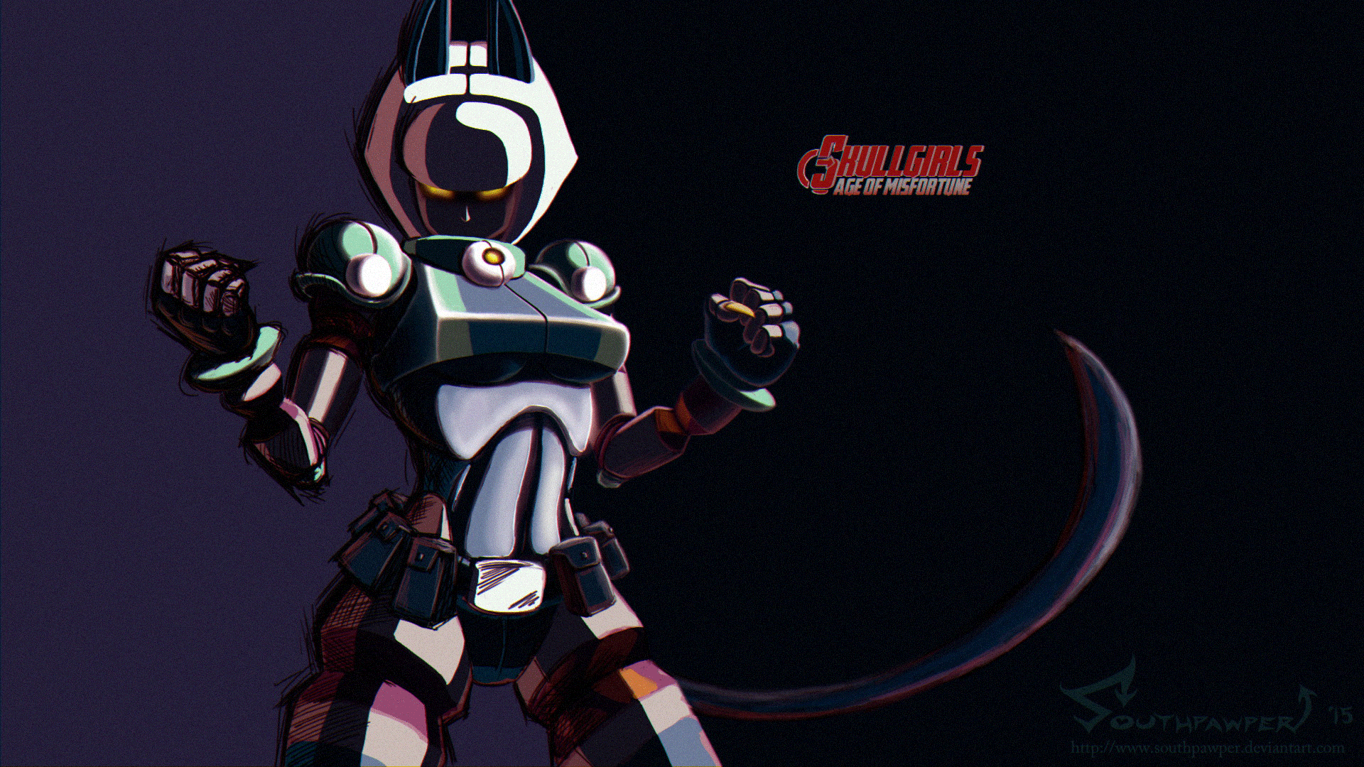 robo-fortune (marvel and 4 more) drawn by southpawper