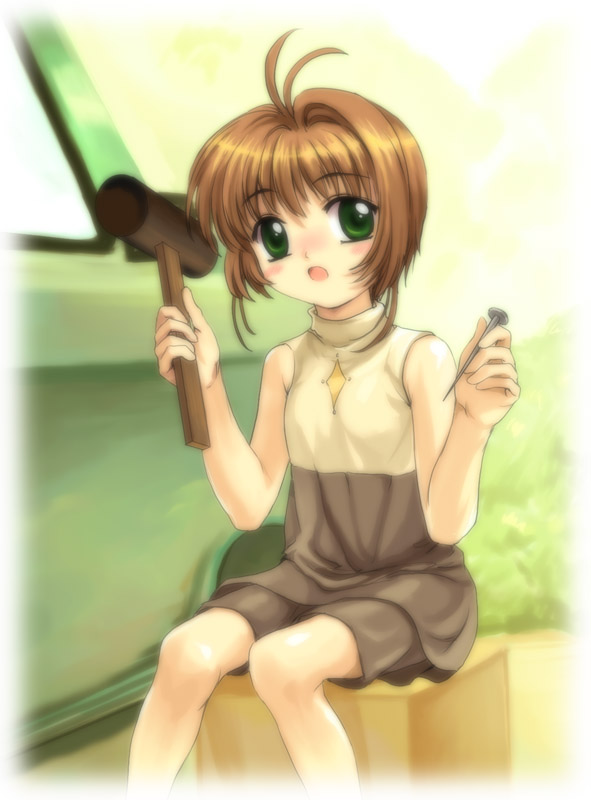 kinomoto sakura (cardcaptor sakura) drawn by mutsuki_(moonknives)