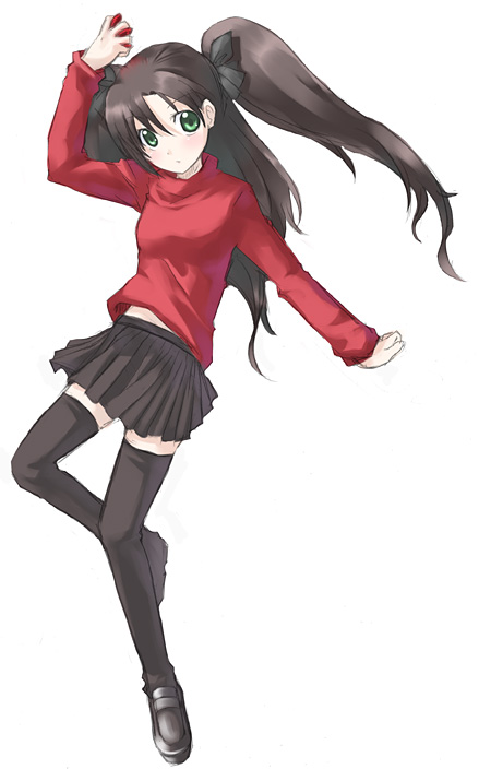 tohsaka rin (fate and 1 more) drawn by kazuki_ren