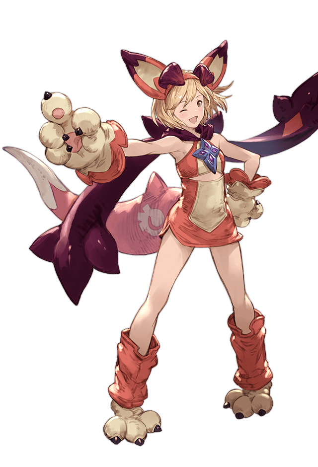 djeeta and vyrn (granblue fantasy) drawn by minaba_hideo