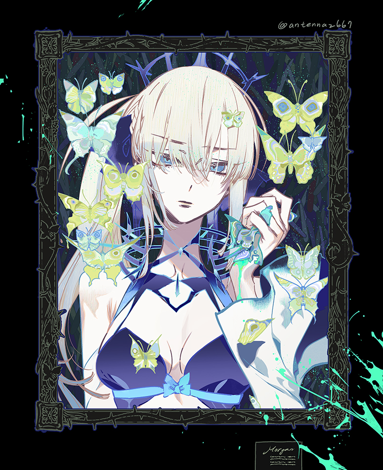 morgan le fay (fate and 1 more) drawn by antenna_(draconian)