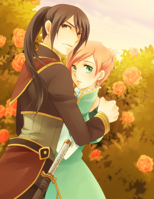 yuri lowell and estellise sidos heurassein (tales of and 1 more) drawn by celestial_s