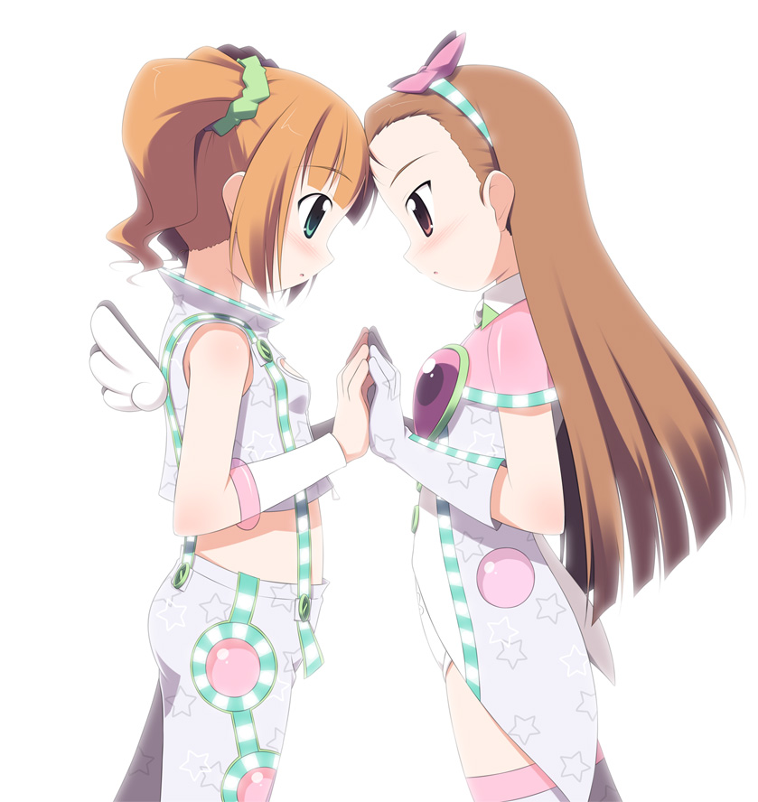 minase iori and takatsuki yayoi (original and 3 more) drawn by kagura_yuuki