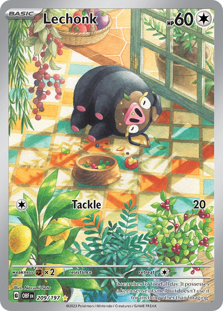 lechonk (pokemon and 1 more) drawn by narumi_sato