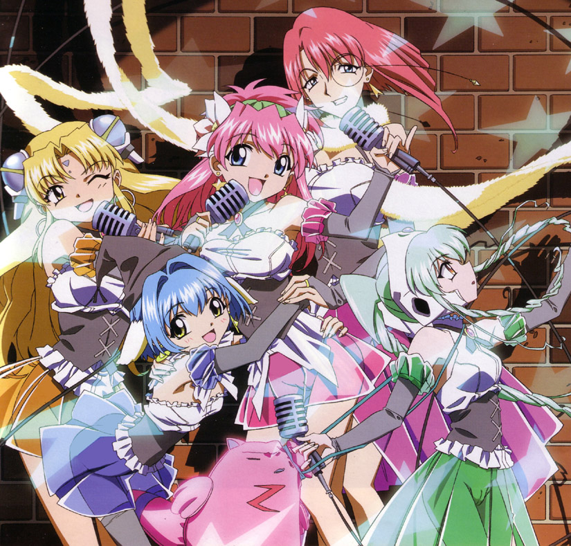milfeulle sakuraba, mint blancmanche, ranpha franboise, forte stollen, vanilla h, and 1 more (galaxy angel)