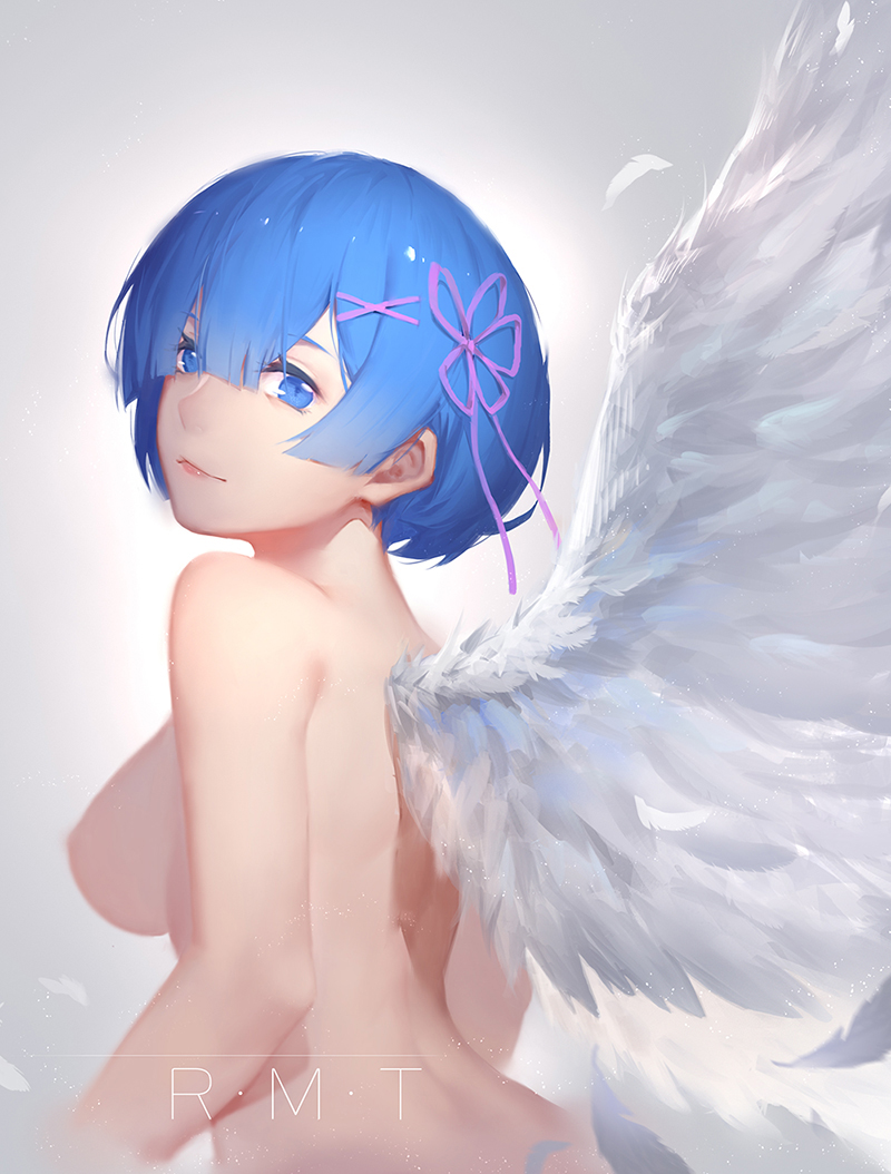 rem (re:zero kara hajimeru isekai seikatsu) drawn by sola7764