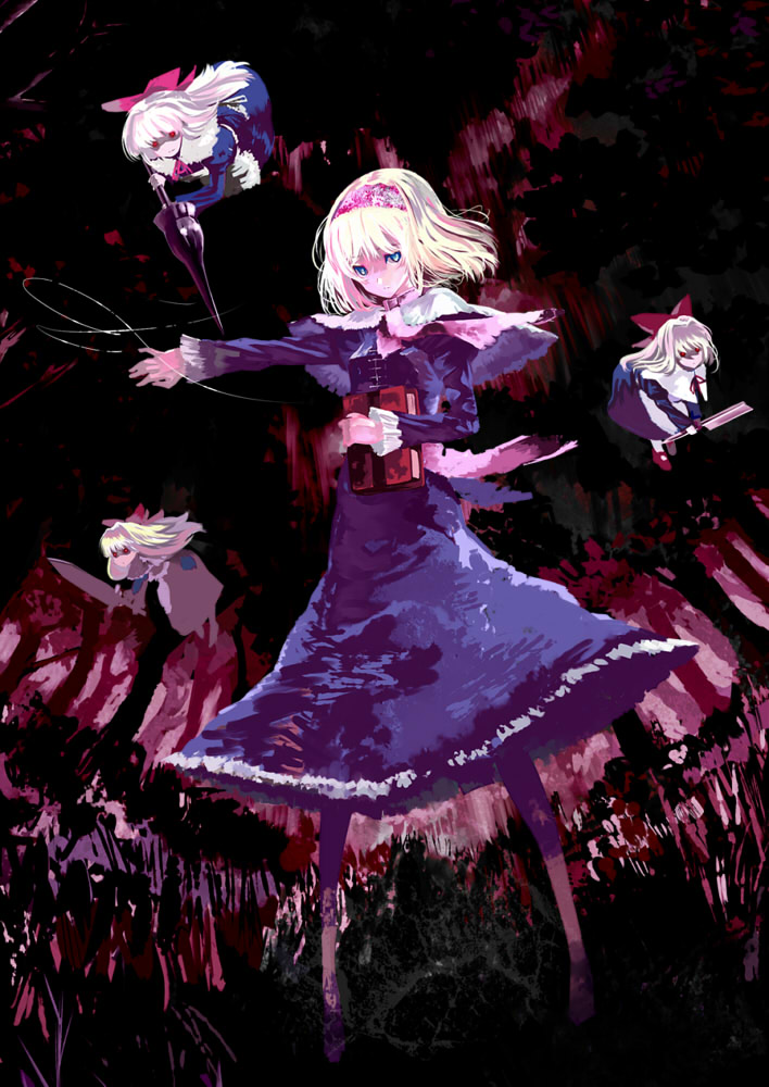 alice margatroid and shanghai doll (touhou) drawn by yaten
