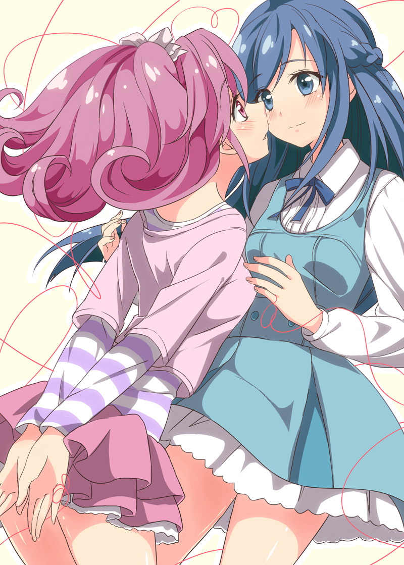 hishikawa rikka and aida mana (precure and 1 more) drawn by taromarun