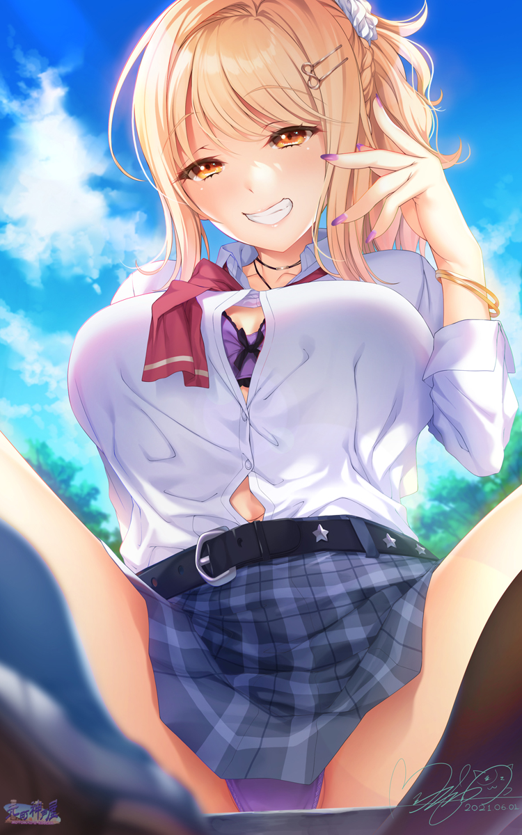 miyashita ai (love live! and 1 more) drawn by hozumi_kaoru