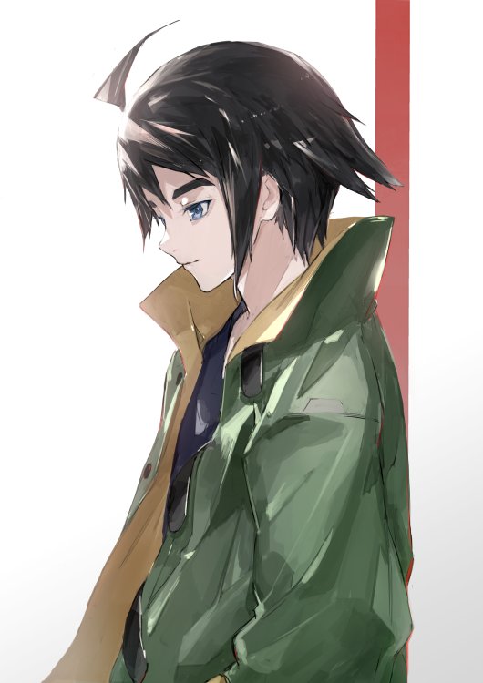 mikazuki augus (gundam and 1 more) drawn by neco