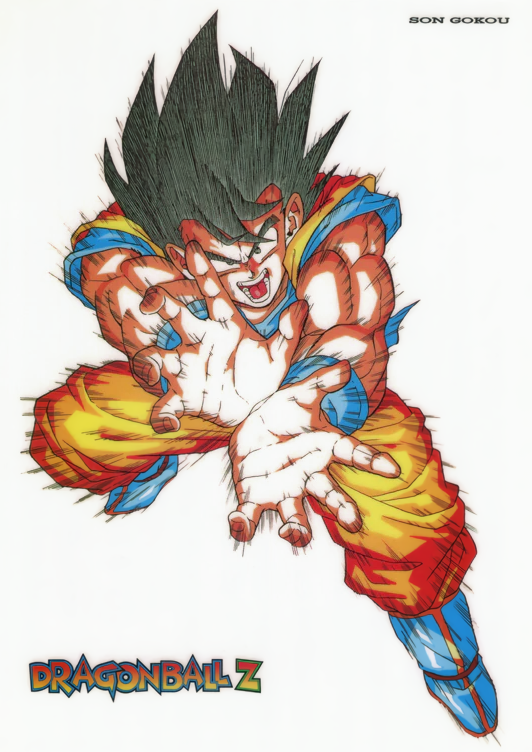 son goku (dragon ball and 1 more) drawn by toriyama_akira