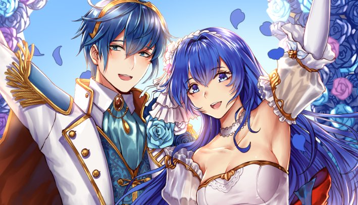 marth and caeda (fire emblem and 1 more) drawn by wani_(fadgrith)