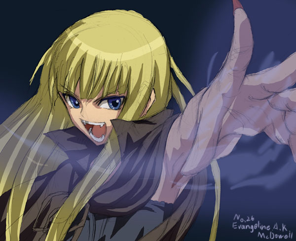 evangeline a.k. mcdowell (mahou sensei negima!) drawn by minarai_zouhyou