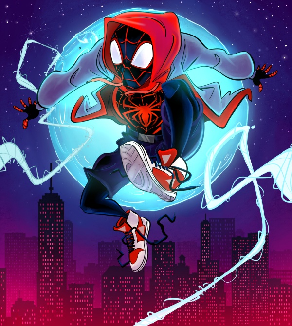 miles morales and spider-man (marvel and 4 more) drawn by mike_krahulik