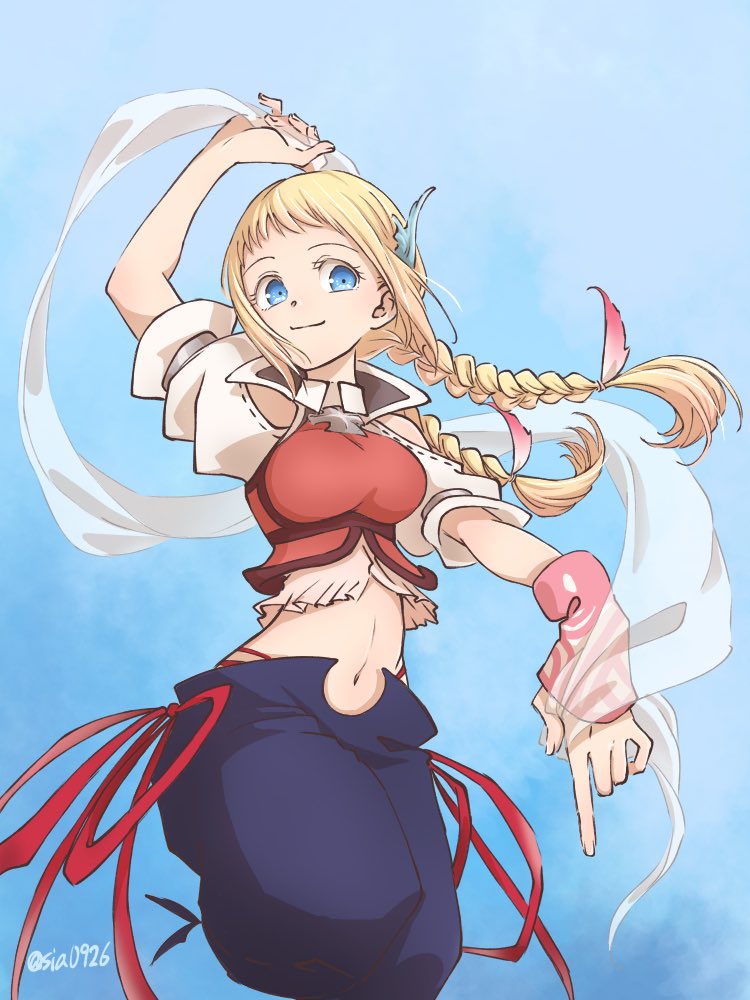 penelo (final fantasy and 2 more) drawn by sia0926